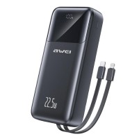 Awei P107K 20000mah Fast Charging Digital Display Power Bank